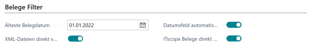 ITscope Belegefilter