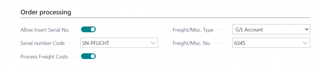 ITscope setup – Order Processing