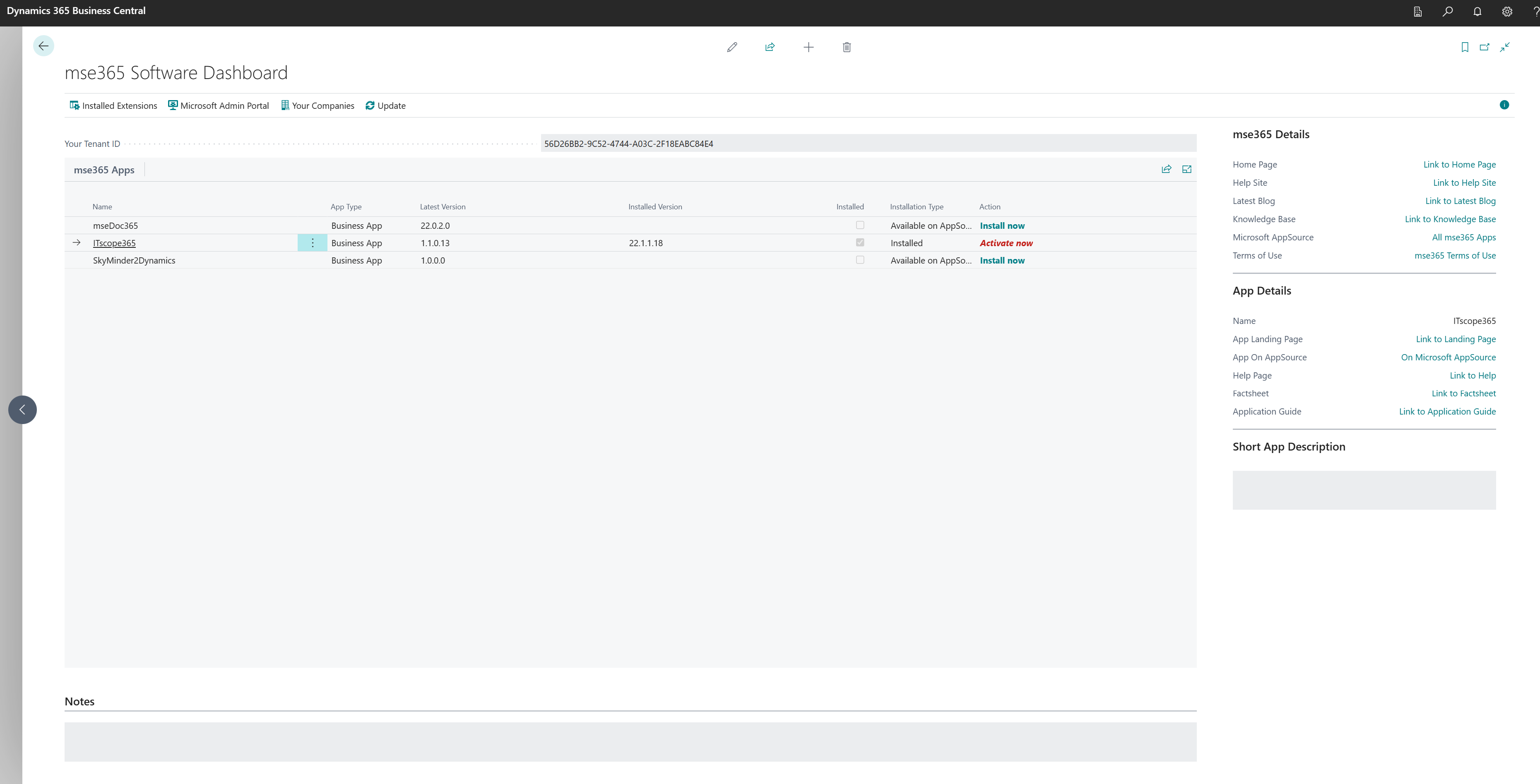 ITscope Activation of the monetization module