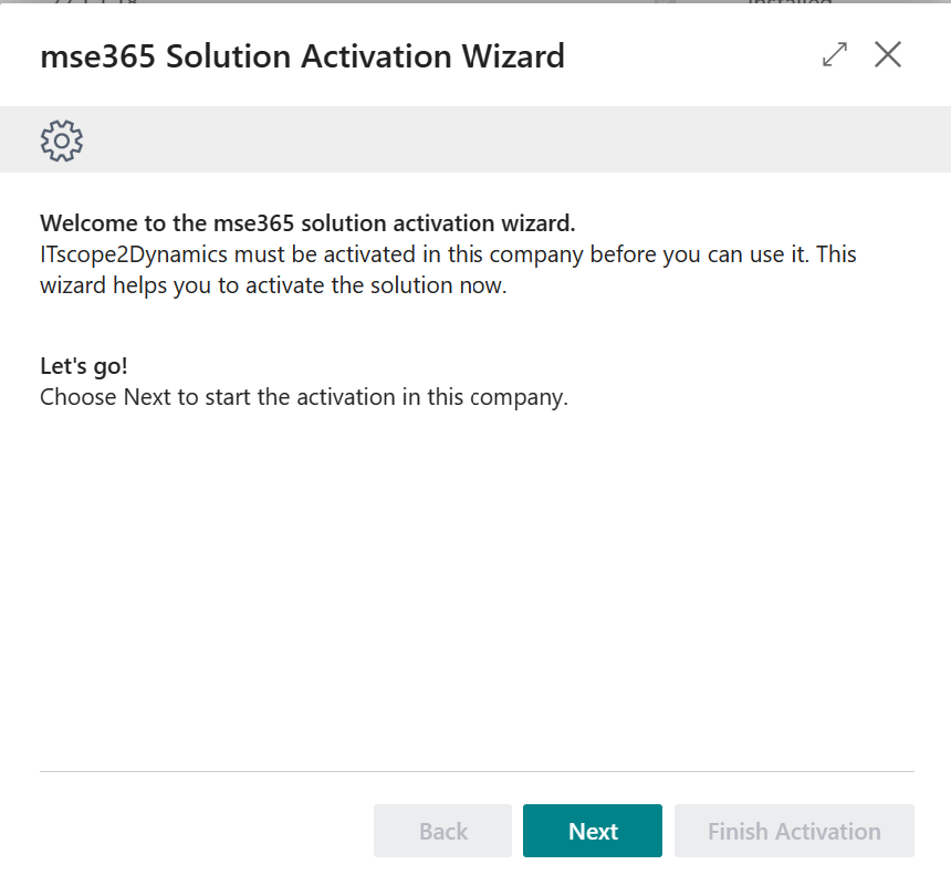 ITscope Activation of the monetization module