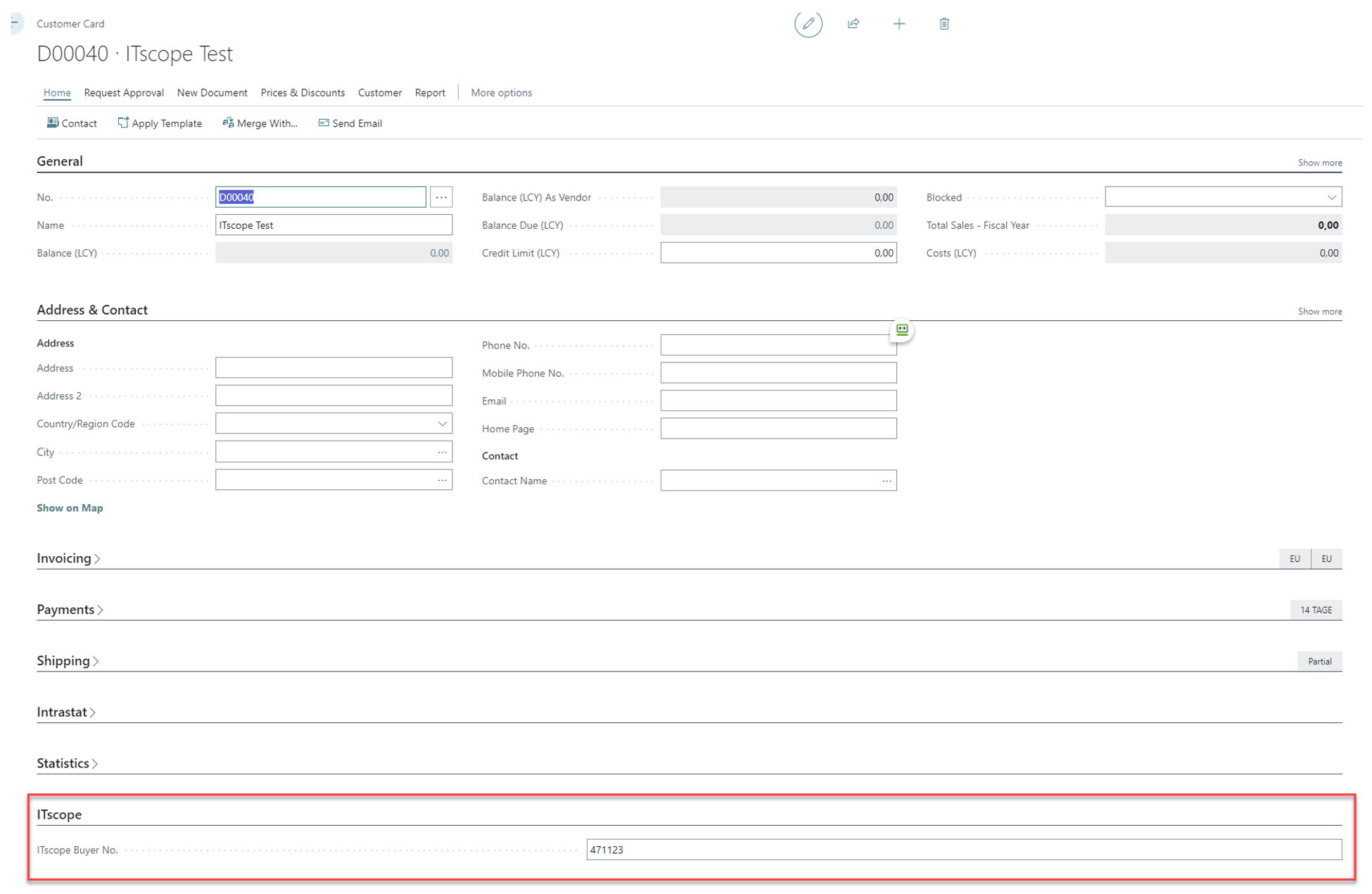 Webshop Module Setup